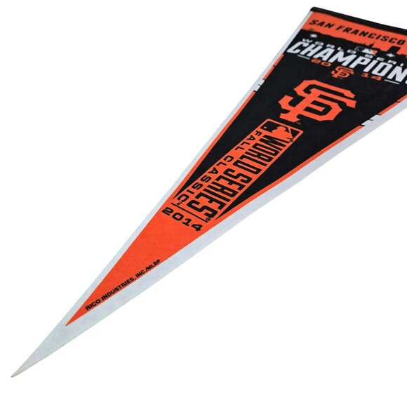 2014 San Francisco Giants Baseball MLB World Series Champs 12"x30" Team Pennant - Picture 2 of 9